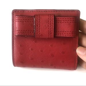 Kate Spade red Valencia road serenade wallet